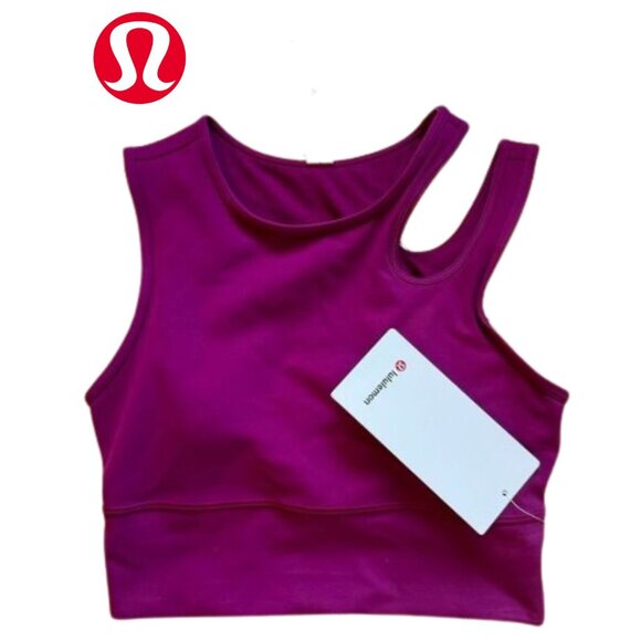 lululemon athletica Tops - Lululemon Mastered Motion Cropped Tank | Magenta Purple | Size 4